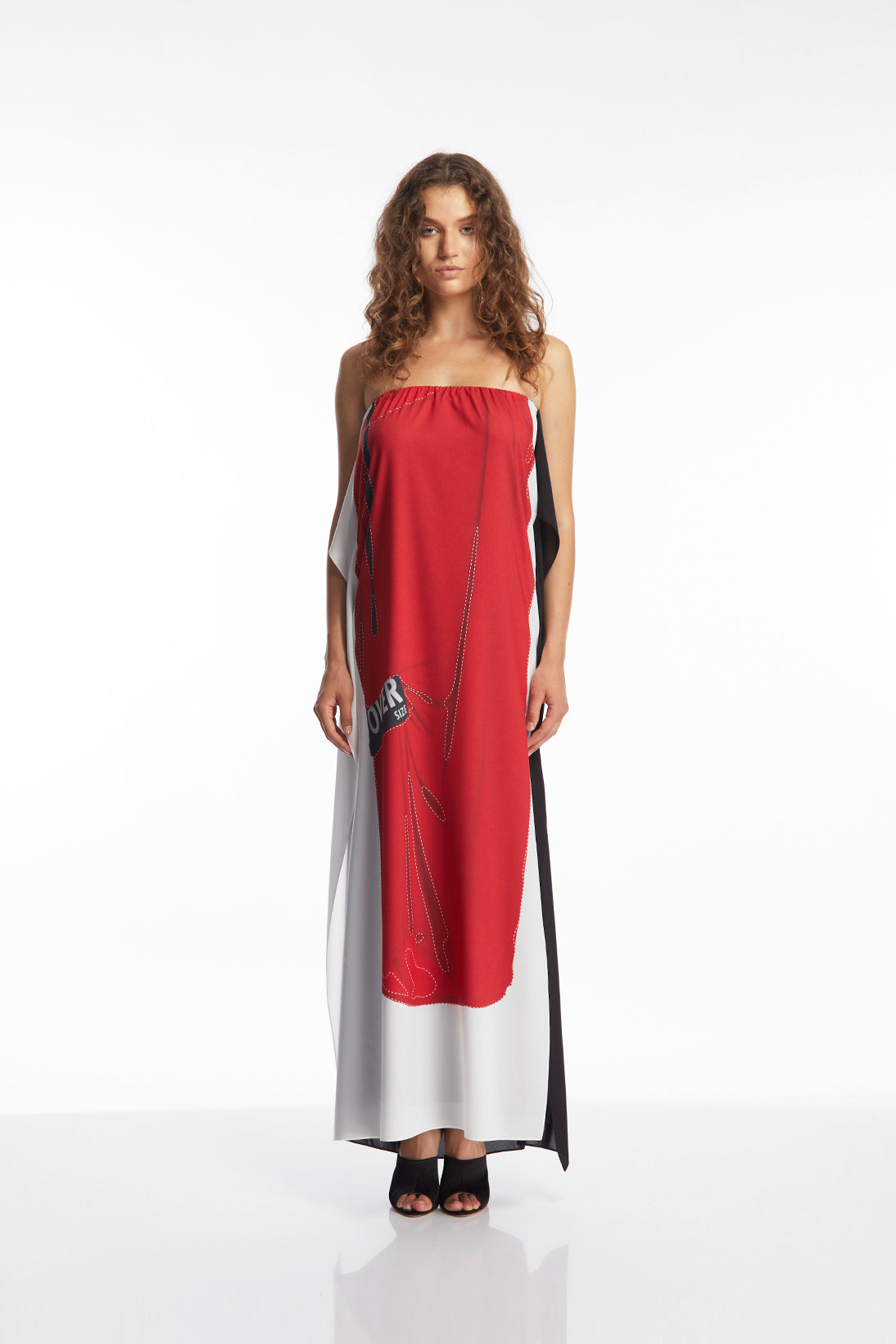 red maxi tube dress Demi Maxi Dress