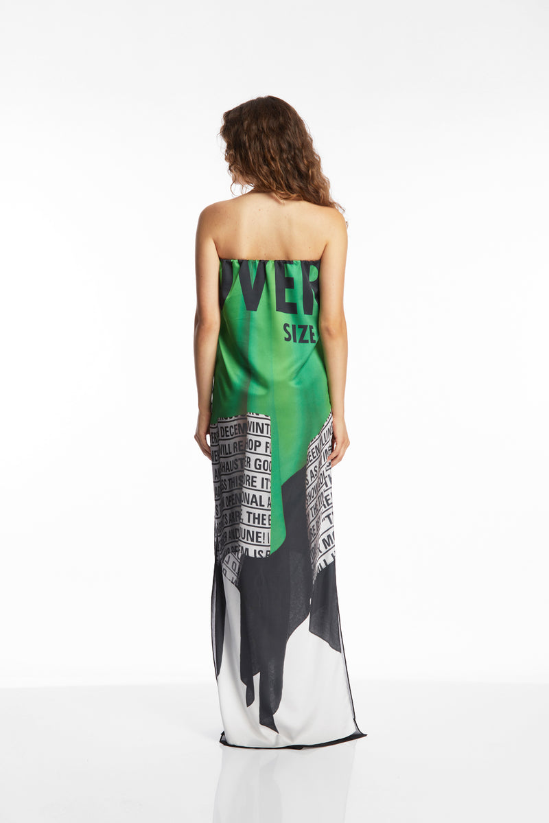 RUE tube lond dress green