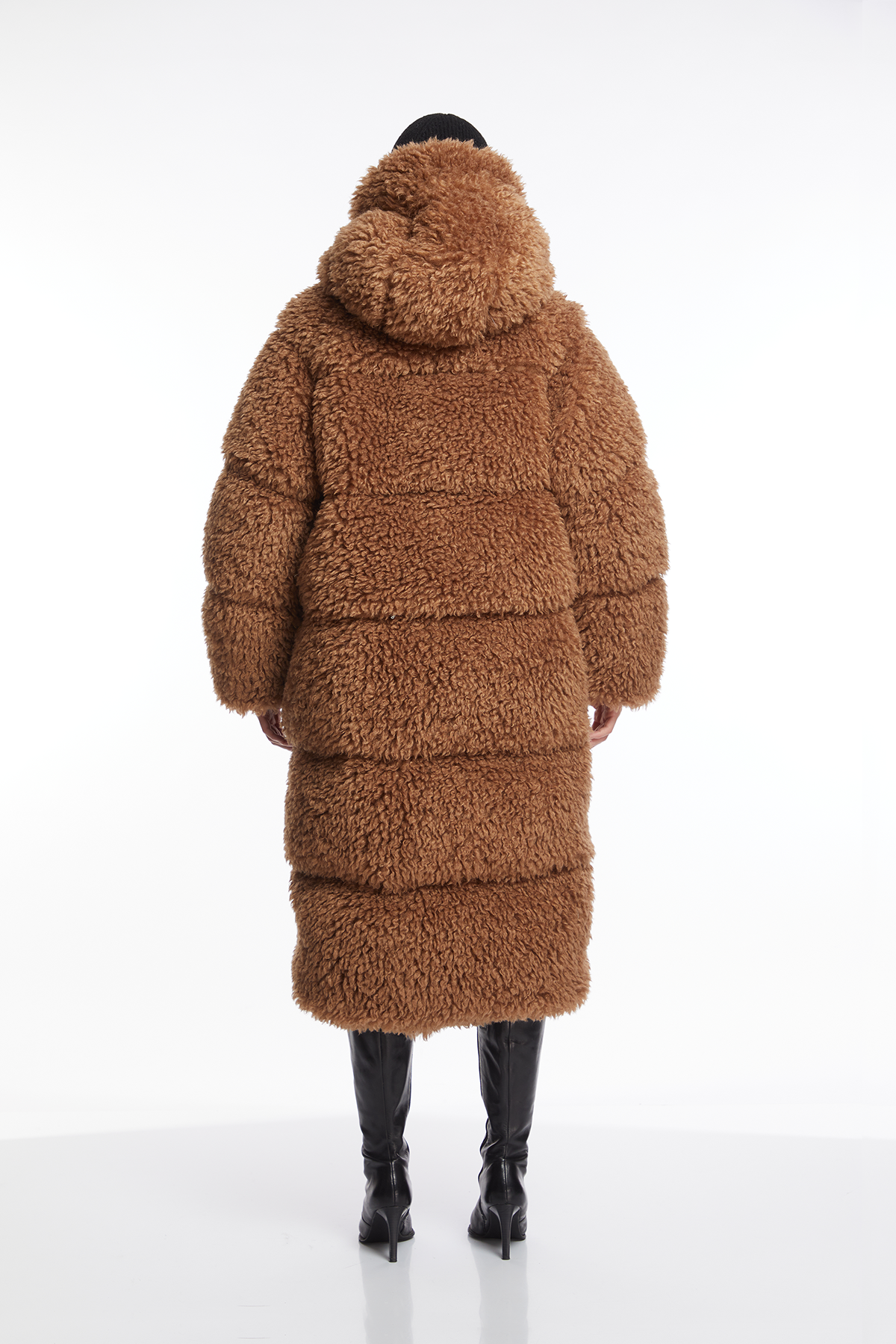 KIM coat FUR brick – Venera Arapu KIM coat FUR brick – Venera Arapu