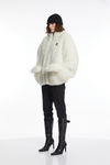 IVY track jacket FUR white