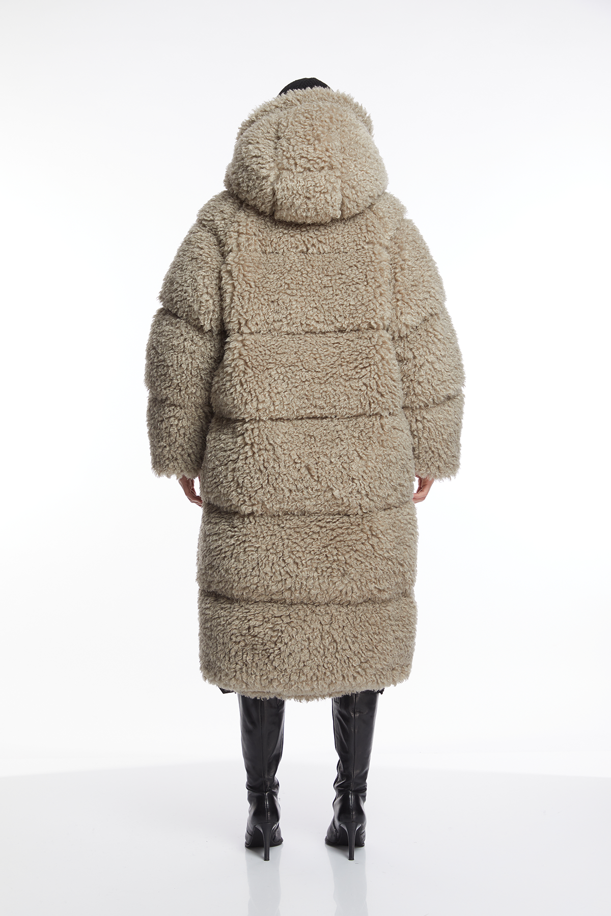 KIM coat FUR beige – Venera Arapu KIM coat FUR beige – Venera Arapu