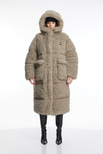 KIM coat FUR beige